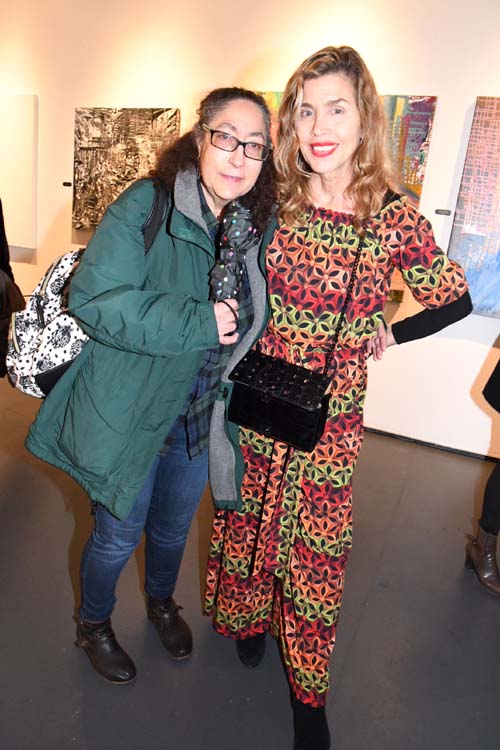 Judith Hirschberg and Debbie Dickinson.  Photo by:  Rose Billings/Blacktiemagazine.com