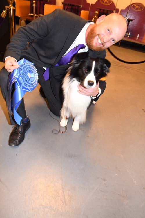 Border Collie SLICK and Jamie really a perfect Beauty his eyes are amazing. Photo by: Rose Billings/Blacktiemagazine.com