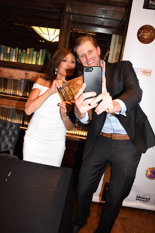 Eric Trump, Judge Jeanine Pirro .   Photo by:  Rose Billings/Blacktiemaagzine.com