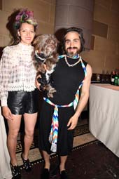 Chantal Adair, Dog Roseberg, and husband internet sensation. Photo by: Rose Billings/Blacktiemagazine.com