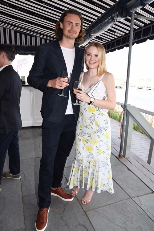 Henry Frye and Dakota Fanning. Photo by: Rose Billings/Blacktiemagazine.com