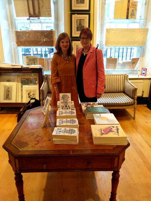 Robin Weaver and  Celia Sandys, Winston Churchill's granddaughter