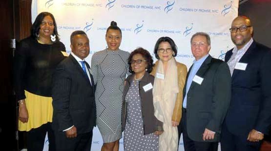 children of promise, nyc, Oma Holloway, Andrew Maloney, Sharon Content,Founder and President, Cynthia Hernandez, Sheri Yan, Greg Mazzanobile, George Lino;