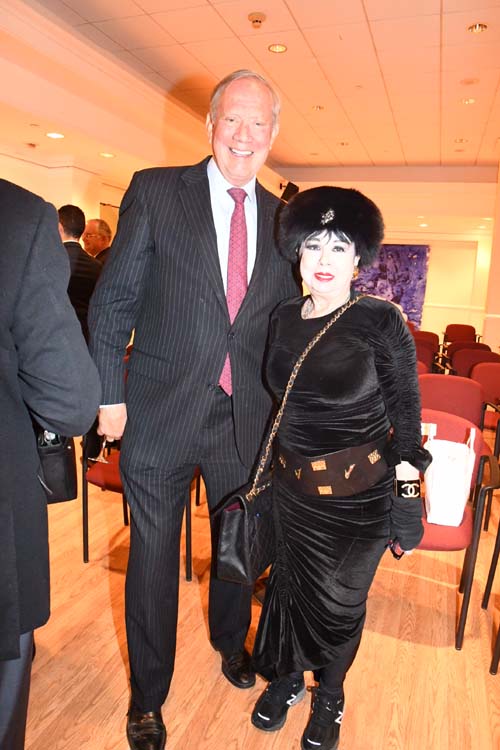 Former Governor of New York George Pataki and Rosemary Ponzo. Photo by: Rose Billings/Blacktiemagazine.com