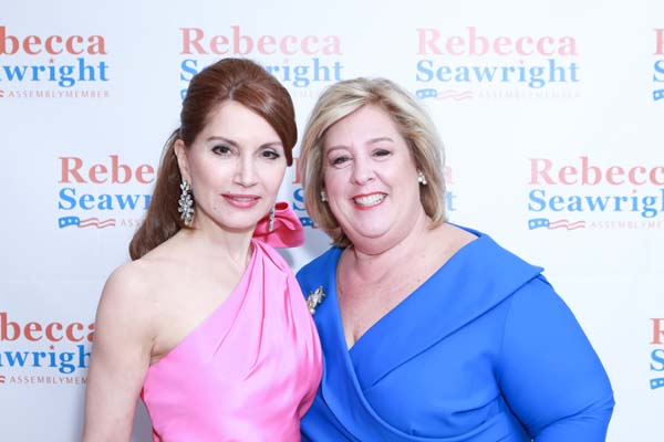 Philanthropist and Honoree, Jean Shafiroff and Assembly Member Rebecca Seawright.  Photo by:  Patrick McMullan