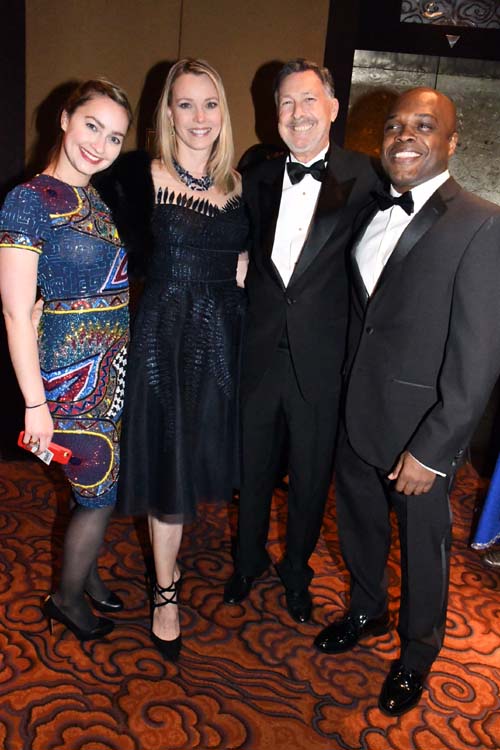 Siena Rumbough, Co-Chairs, Leah Rumbough, Stanley Rumbough and Ty Jones. Photo by: Rose Billings/Blacktiemagazine.com