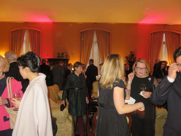 Cocktail Reception, Pratt Lounge. Photo by: Joyce Brooks/Blacktiemaagzine.com