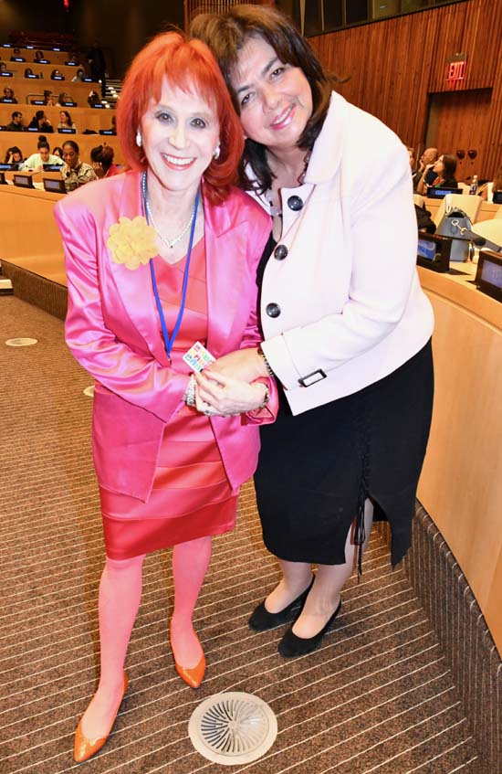 Dr. Judy Kuriansky and Dr. Nata Menabde