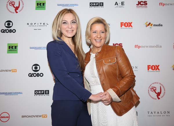 Michal Grayevsky with Her Excellency, Lorena Castillo de Varela, First Lady of Panama 