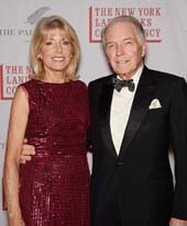 Liz Peek and Jeff Peek. Photo: Courtesy of The New York Landmarks Conservancy
