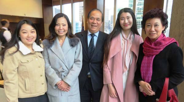 Gloria Shin, CPA, CFA, Vive President, Investment Managing Division, Goldman Sachs, Professor Feng Chen, Skyler Wang, Associate, Bank of America,
