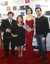 Designer-Model Avadora Mimouni with brand-building strategist, Ivonne Camacho, Photo by:   barrybrownstudios.com