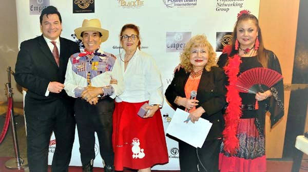Bill Lanndis, Giuseppe Taormina, Vincenza Taormina Gloria Cressler and Estere Diva
