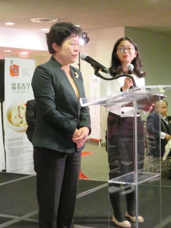 Hunan Cuisine Comes to the UN Dining Room, Wu Guiying, Vice Governor of the Hunan Provincial People's Government