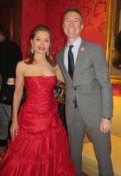 Philanthropist, Jean Shafiroff and Josh Lockwood, CEO American Red Cross