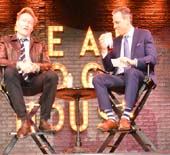 Conan O'Brien interview with Jake Tepper. Photo by: Rose Billings/Blacktiemagazine.com