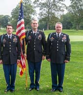 Connecticut National Guard presenting The Colors at the start of the tournamen. Photo by: Jorg Windau Photographyt