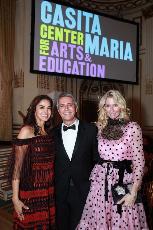 Dayssi Olarte de Kanavos, Carlos Souza and Mary Snow attend Casita Maria Fiesta 2018 at The Plaza Hotel on October 16, 2018 in New York. Photo  by: Gonzalo Marroquin/PMC 