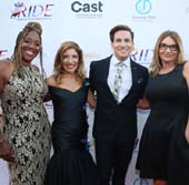 Dr. Stephany Powell, Robyn Shreiber, Italo Elgueta, and Kay Buck seen at the RIDE Foundation Dance for Freedom Gala at The Broad Stage on Saturday, Sept. 29, 2018, in Santa Monica, Calif. (Photo by Blair Raughley/Invision for The RIDE Foundation/AP Images)