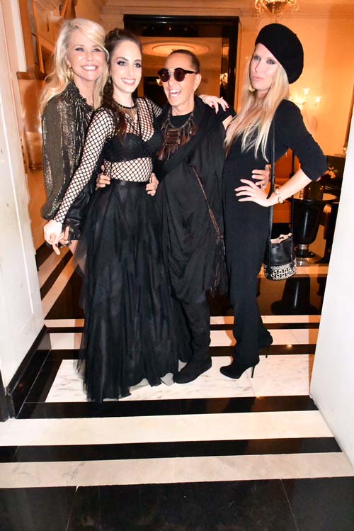 Christie Brinkley, Alexa Ray Joel ,Donna Karan and Theodora Richards. Photo by: Rose Billings/Blacktiemagaizne.com