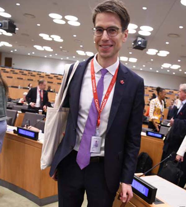 Pierre-David Jean, Diplomat, Permanent Mission of Canada