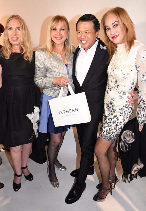 Lauren Lawrence, Katlean De Monchy, Zang Toi and Lucia Hwong Gordon.  Photo by: Rose Billings / Blacktiemagazine.com
