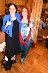Rabbi Jill Housman and Dr Judy Kuriansky. Photo by: Rose Billings/ Blacktiemaagzine.com