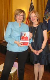 Author, Susan Page and President of the Women's National Republican Club, Robin Weaver. Photo by: Joyce Brooks/Blacktiemaagzine.com