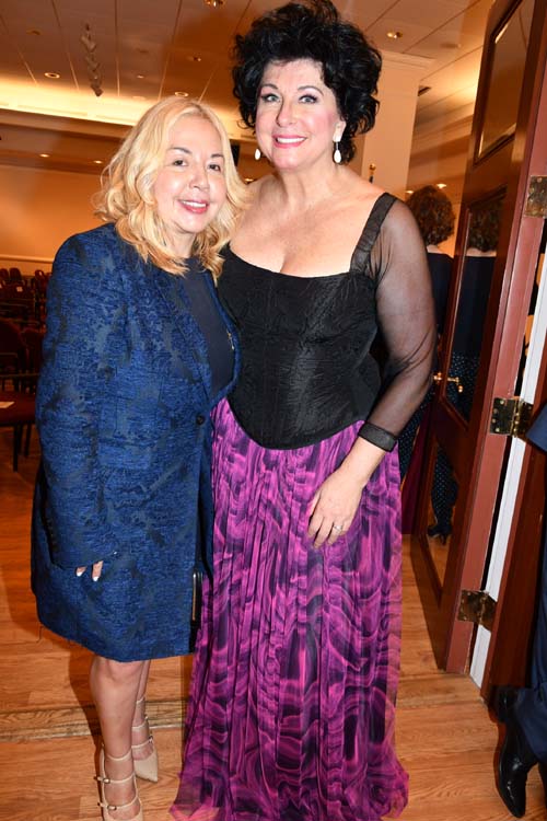 Adele Nino and Ildiko Komlosi.  Photo by:  Rose Billings/Blacktiemaagzine.com