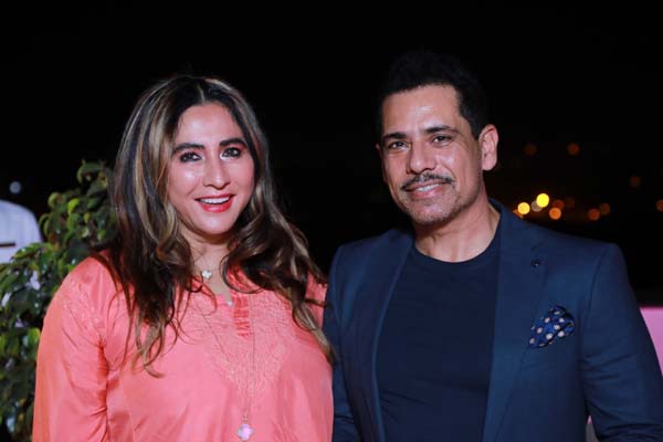 Meera Gandhi & Robert Vadra. Photo by: Giving Back Foundation