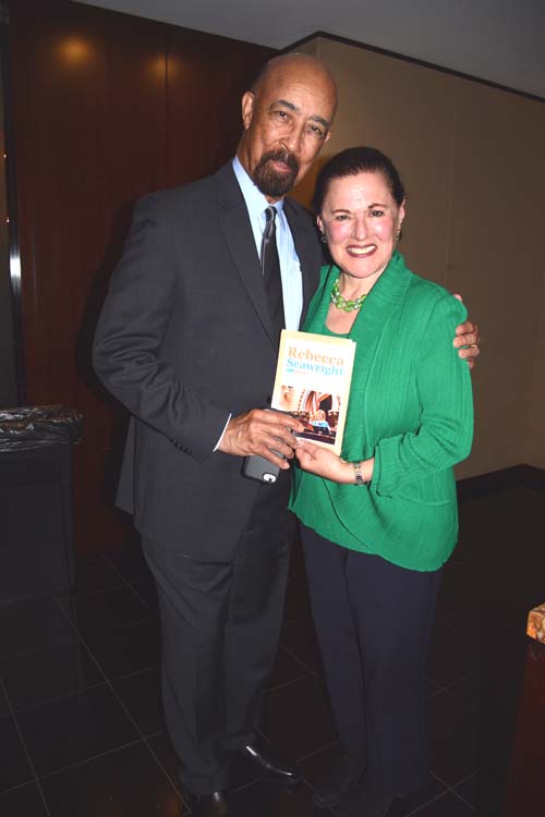 Bob Latham and Marcy Syms.  Photo by:  Rose Billings/Blacktiemagazine.com