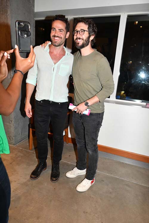Nicholas Belton and Josh Groban.  Photo by:  Rose Billings/Blacktiemagazine.com