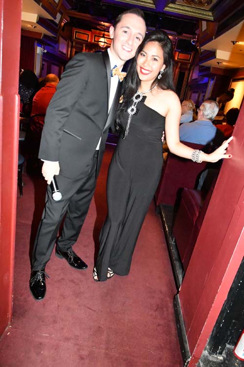 Charlie Romo (MC) Kea Chan. Phoot by: Rose Billings/Blacktiemagazine.com