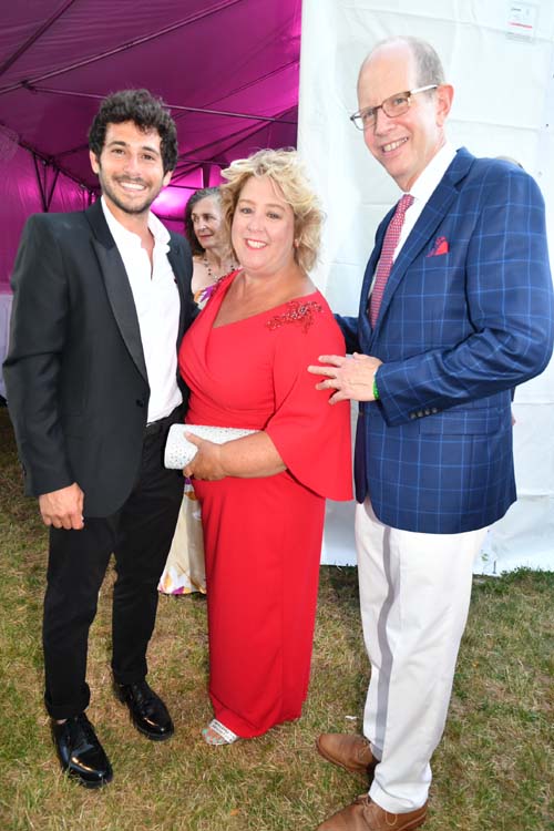 Mayor of Southampton, Jesse Warren, Assemblywoman, Rebecca Seawright and Robert Chaloner, Photo by: Rose Billings/Blacktiemagazine.com