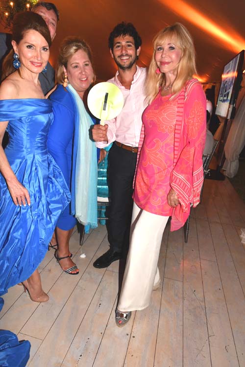   Jean Shafiroff, Assemblywoman, Rebecca Seawright, Southampton Mayor Jesse Warren and Ava Roosevelt. Photo by:  Rose Billings/Blacktiemagazine.com