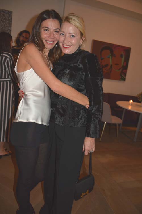 Libbie Mugrabi and Janna Bullock. Photo by: Rose Billings/Blacktiemagazine.com