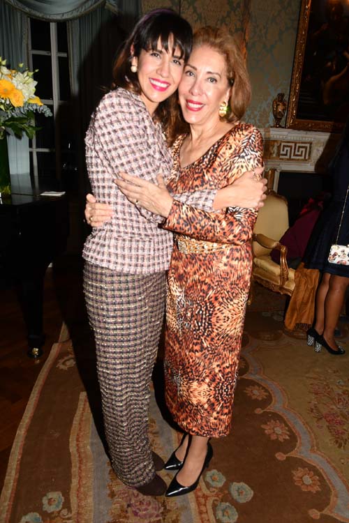Gilda Sacassi and her loving daughter. Photo by: Rose Billings/Blacktiemagazine.com