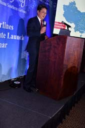 Kevin Hou Ming, head of China Southern Airlines North America. Photo by: Rose Billings/Blacktiemagazine.com