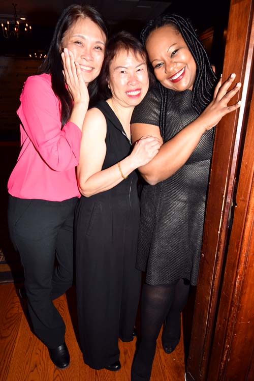 Lucia Bradfard and PS130staff .  Photo by: Rose Billings/Blacktiemagazine.com