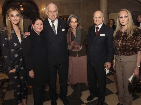  Michal Grayevsky, Jo Carole Lauder, Ronald Lauder, Alice Tisch, Ray Kelly and Barbara Winston.Photo by Amber De Vos/PMC 