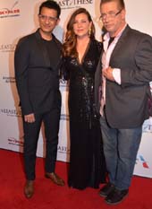 Sharman Joshi (lead actor), Shari Rigby (supporting  actress),  and Stephen Baldwin.  Photo by:  Rose Billings/Blacktiemaagzine.com