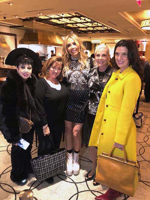 Rosemary Ponzo, Ivonne Camancho, Lieba Nesis, Michele Herbert and Kathlean Giordano. Photo by: Rose Billings/Blacktiemagazine.com