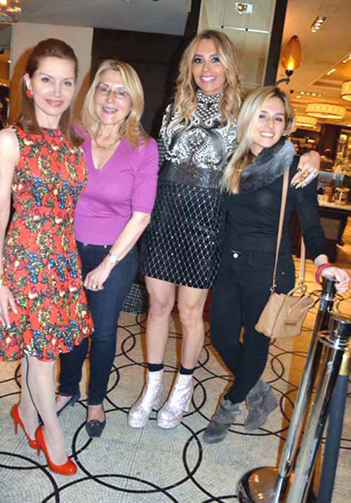 Jean Shafiroff, Dolly Lenz, Lieba Nesis and Jenny Lenz. Photo by: Rose Billings/Blacktiemagazazine.com
