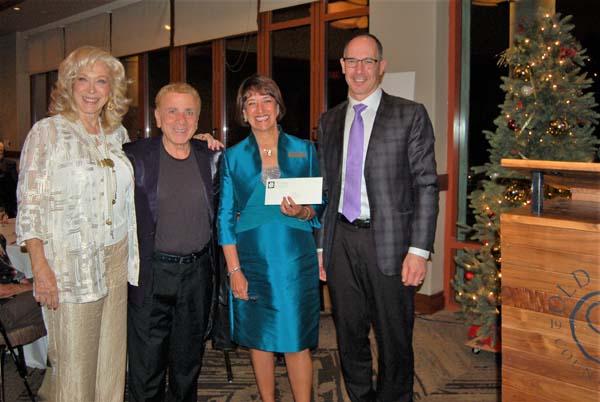 Shirley Wild (founder). Anthony Gagliardi (chairman of the board), Hilda Sanchez (2018 president), Dr. Gary Feldman, Medical Director of the Stramski Childrens Developmental Center.  Photo by: Janis Krantz for Steel Magnolias