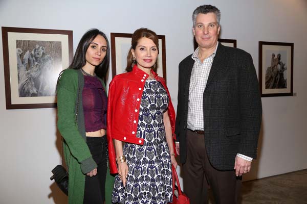 Elizabeth Shafiroff, Jean Shafirodff and Ted Barkhor. Photo  By:  Sylvain Gaboury /Patrick McMullann 