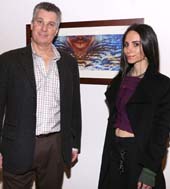 Ted Barkhorn and Elizabeth Shafiroff of Global Strays. Photo By: Sylvain Gaboury /©Patrick McMullan