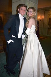 Joseph Coselli and Miss Aubrienne Krysiewicz-Bell. Photo by: Rose Billings/Blacktiemagazine.com
