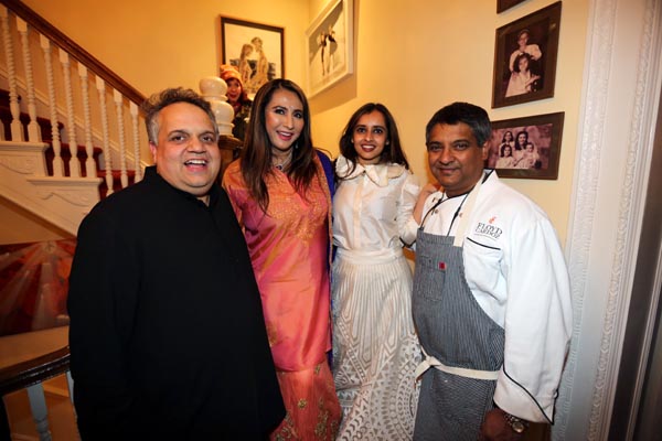 Sandeep Khosla, Meera Gandhi, Mirai Doshi, Chef Floyd Cardoz. Photo credit: ©Jaffer Snaps India