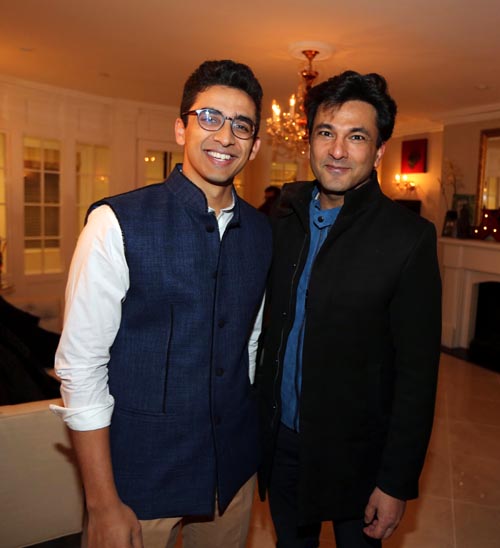 Kabir Gandhi and Vikas Khanna, Photo credit: ©Jaffer Snaps India