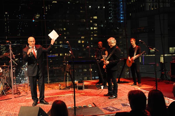 NEW YORK, NY - JANUARY 10: Michael L. Marin, MD introduces the Steve Miller Band at a Benefit Concert to support The Mount Sinai Kyabirwa Village Surgical Facility In Uganda at Jazz at Lincoln Center on January 10, 2019 in New York City. (Photo by Brad Barket/Getty Images for Mount Sinai Health System)